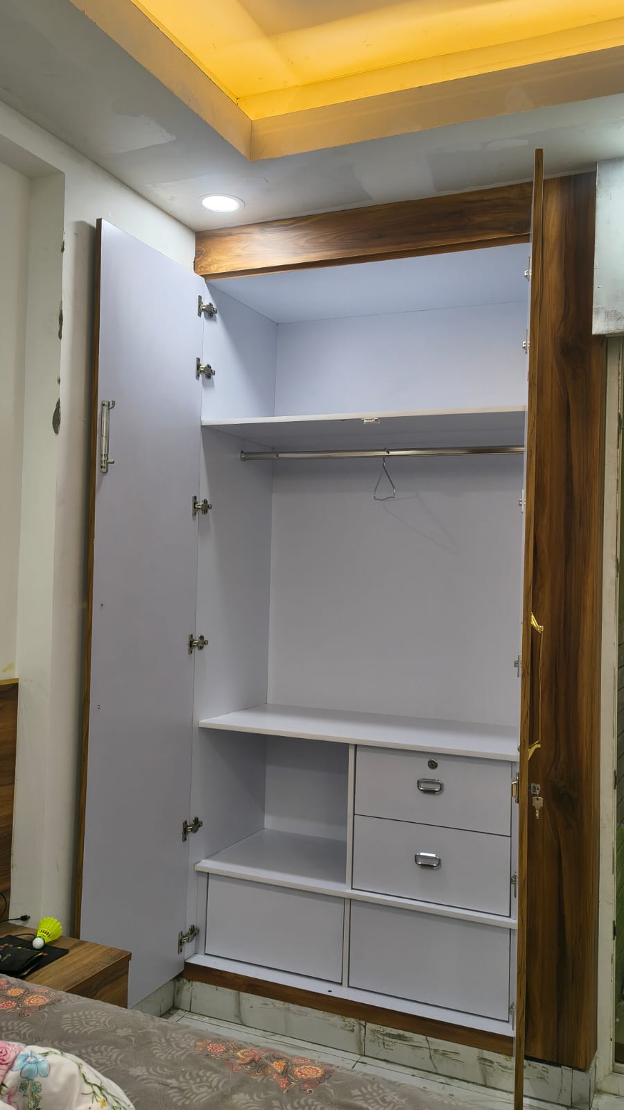 Wardrobe Interior with Shelves